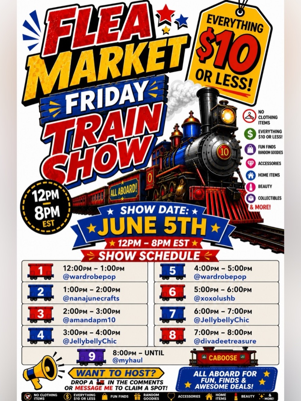 Unlisted Show listing (#1-#50)